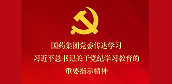 國藥集團黨委傳達學(xué)習(xí)習(xí)近平總書記關(guān)于黨紀(jì)學(xué)習(xí)教育的重要指示精神 部署抓好黨紀(jì)學(xué)習(xí)教育常態(tài)化長效化建設(shè)